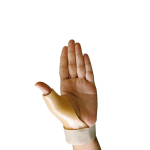 Attelle d'immobilisation du pouce en thermoplastique